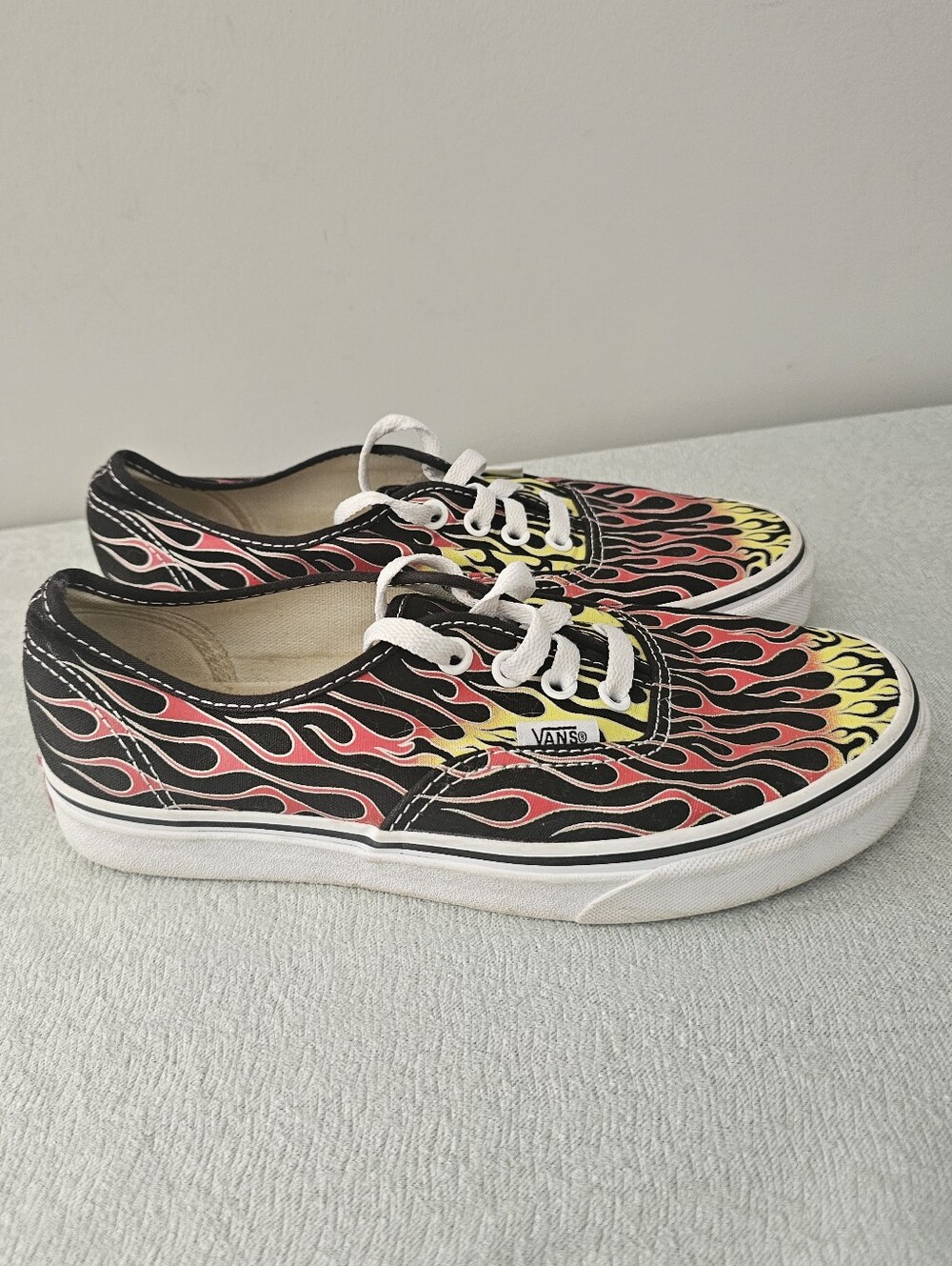 VANS Mash Up Flames Unisex Lace Up Sneakers